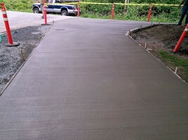 concrete driveway